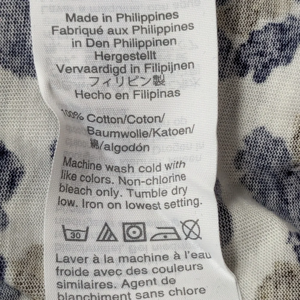 J. Crew Women's Long Sleeve Animal Print cotton Popover Top plus SIZE 3X BBIN